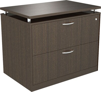 Alera® SedinaAG 2-Drawer Lateral File Cabinet; Espresso, Letter/Legal (SE513622ES)