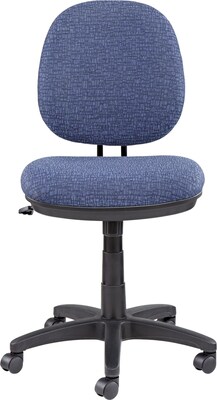 Interval Series Swivel/Tilt Task Chair, 100% Acrylic/Tone-On-Tone Pattern, Blue