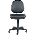 Interval Series Swivel/Tilt Task Chair, Soft-Touch Leather, Black