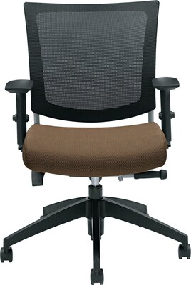 Global Graphic? 32% Polyester Medium Posture Chair; Barley/Mesh; Black Base