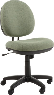 Interval Swivel/Tilt Task Chair, 100% Acrylic With Tone-On-Tone Pattern, Green