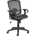 Alera Etros Series Mesh Back Fabric Task Chair, Black (ALEET4218)