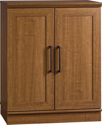 Sauder HomePlus Base Cabinet With 2 Doors, 37-3/8H x 29-5/8W x 17D, Sienna Oak (411967)