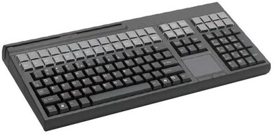 CHERRY® Triple Track Full-Sized Multi Functional Qwerty Keyboard;  Black, 131 Keys, USB 2.0