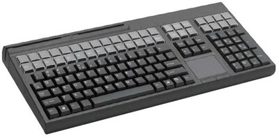 CHERRY® Full-Sized Multi Functional Qwerty Keyboard; Black, 127 Keys, USB 2.0 G86-714 LPOS