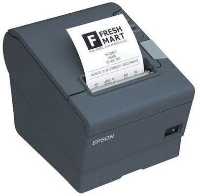 EPSON®TM-T88V-834 Thermal Single Station Receipt Printer; Parallel+USB Edg Power Energy,dark gray