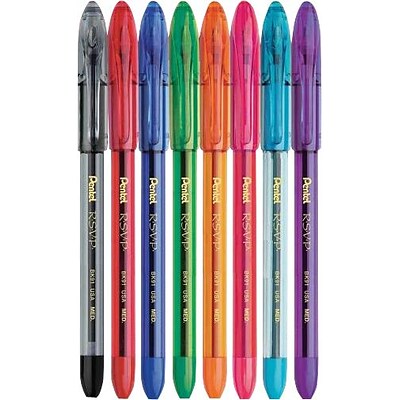 Pentel® R.S.V.P.® Ballpoint Pens, Medium Point, Assorted, 8/Pack