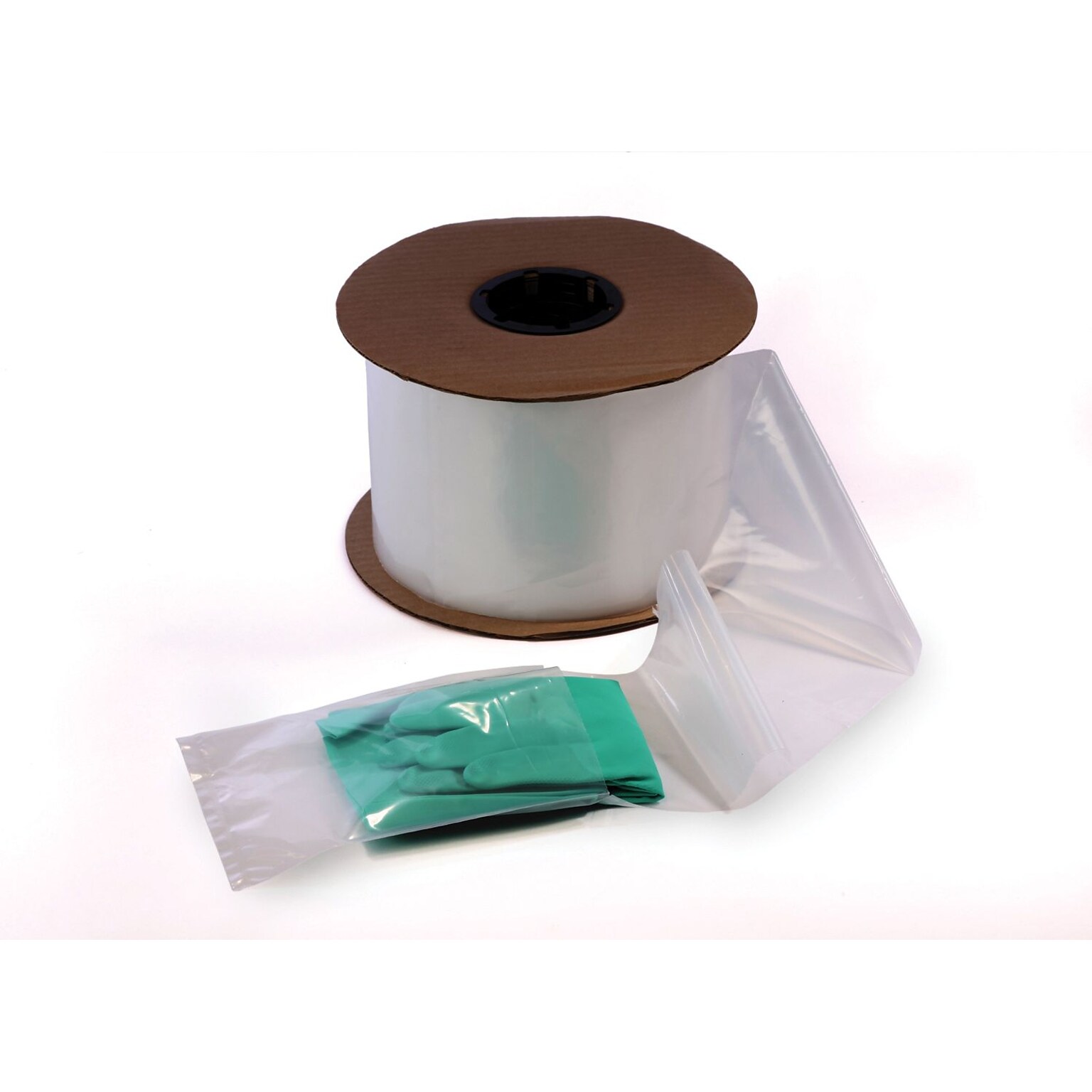 5W x 10L Layflat Poly Bags on a Roll, 2.0 Mil, 1250 Bags/Roll (2677)