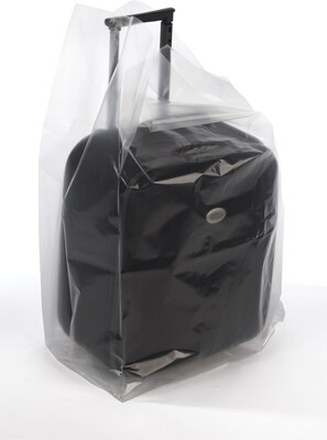 20 x 20 x 48 Gusseted Poly Bags, 3 Mil, Clear, 100/Carton (1765)