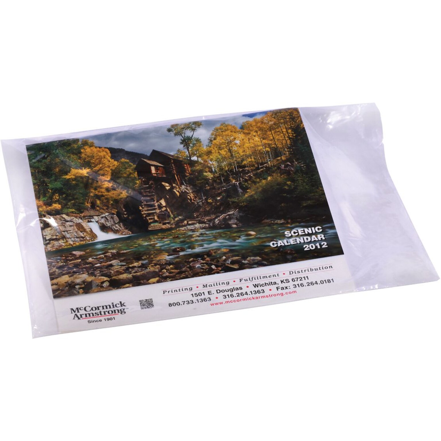 8 x 12 Layflat Poly Bags, 1.5 Mil, Clear, 1000/Carton (PB135)
