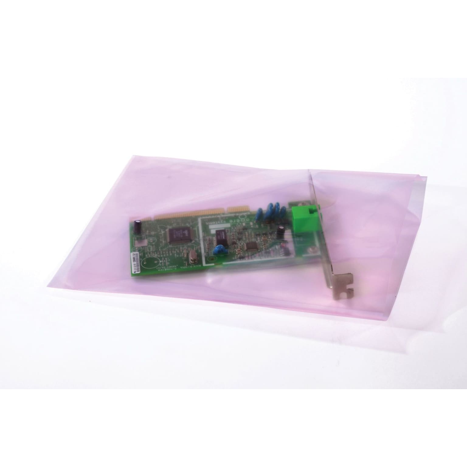 36 x 42 Antistatic Layflat Poly Bags on a Roll, 4 Mil, Pink, 100/Carton (12235)