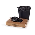 Laddawn 23 x 17 x 46 LLDPE Liners 0.98 Mil, Black LLD (Octene), 125/Case