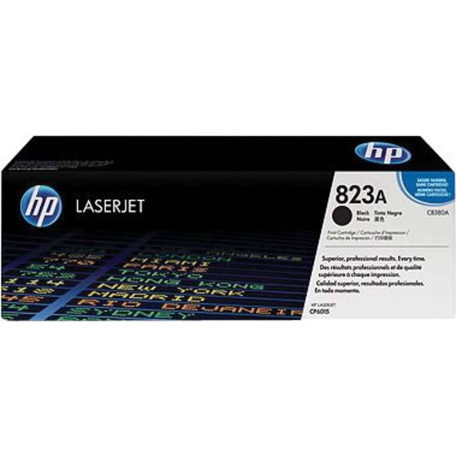 HP 823A Black Standard Yield Toner Cartridge (CB380A)