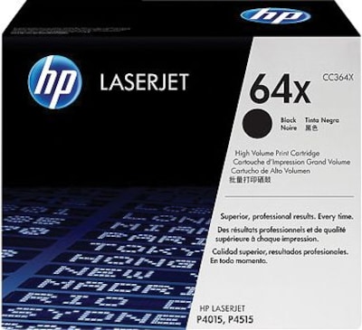 HP 64X High Yield Black Toner Cartridge   (CC364X)