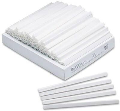 Slide-n-Grip Binding Bars for Report Covers, 60-Sheet Capacity, White, 100/Box