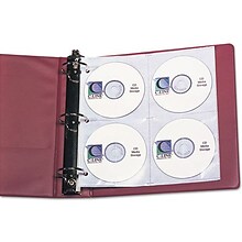 C-Line CD Holder Refill, 5 Pages/Pack, Clear (CLI61948)