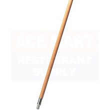 Rubbermaid Commercial Lacquered-Wood Threaded-Tip  Broom/Sweep Handle