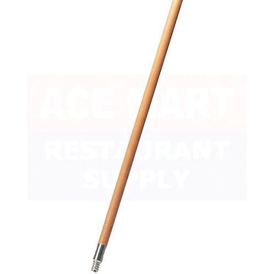 Rubbermaid Commercial Lacquered-Wood Threaded-Tip  Broom/Sweep Handle