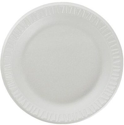 Dart® Concorde® Foam Plates  6", White, 1000/Carton (6PWCR)