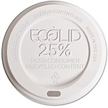 Eco-Products® Recycled Content Hot Cup Lid, 8 oz., White, 1000/Carton (ECOEPHL8WR)