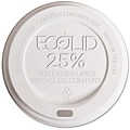 Eco-Products® Recycled Content Hot Cup Lid, 8 oz., White, 1000/Carton (ECOEPHL8WR)