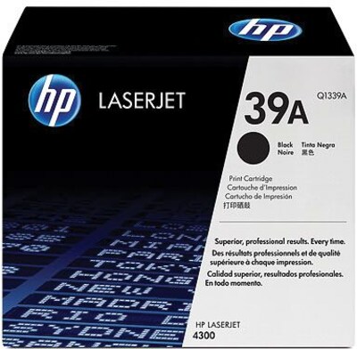 HP 39A Black Standard Yield Toner Cartridge