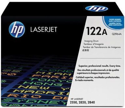 HP 122A Black Drum Cartridge, Standard (Q3964A)