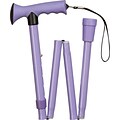 HealthSmart™ Folding Comfort Grip Cane, Lavender