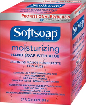 Softsoap® Moisturizing Hand Soap with Aloe; Refill, 800 ml.