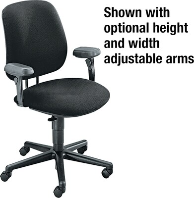 HON® 7700 Series Task Chairs, Swivel, Black