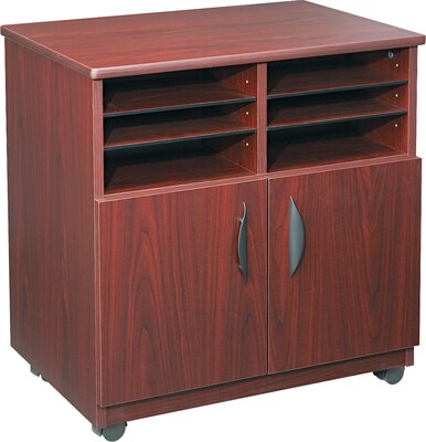 Safco 6 Laminate Stand, Mahogany (1851MH)