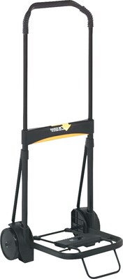 Kantek ® Luggage Carts Steel, Aluminum, Black