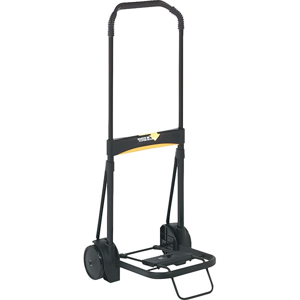 Kantek ® Luggage Carts Steel, Aluminum, Black
