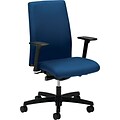 HON Ignition™ Series Mid-Back Chair, Fabric, Mariner, Seat: 20W x 17D, Back: 18 1/2W x 25 1/2H