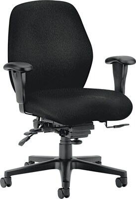 HON® 7800 Series Task Chairs, Mid-Back, High Performance, Black