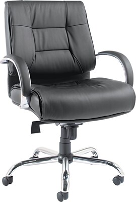 Alera™ Ravino Big and Tall Series Leather Swivel/Tilt Chairs; Mid Back, 450lb. Capacity