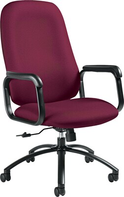 Global® Max™ High-Back Manager Chair; Burgundy