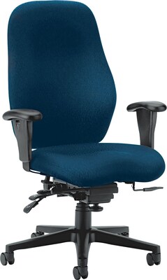 HON® 7800 Series Task Chairs, High-Back, High Performance, Navy