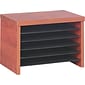 Alera Valencia Flat File Cabinet, 10.75"H x 15.75"W x 9.75"D, Medium Cherry (VA316012MC)