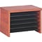 Alera Valencia Flat File Cabinet, 10.75H x 15.75W x 9.75D, Medium Cherry (VA316012MC)