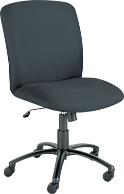 Safco Uber Polyester Executive Chair, Black (3490BL)