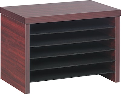 Alera™ Valencia Series U and L Groupings in Mahogany, Under-Counter File Organizer