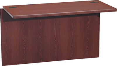 HON® 10700 Series Office Suite in Mahogany, Bridge, 47Wx24Dx29-1/2H