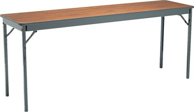 Rectangular Folding Table, 30Hx18Wx72L