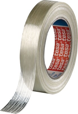 Tesa® Economy Grade Filament Strapping Tapes, .75"W x 60 Yds, 48/Roll, Clear