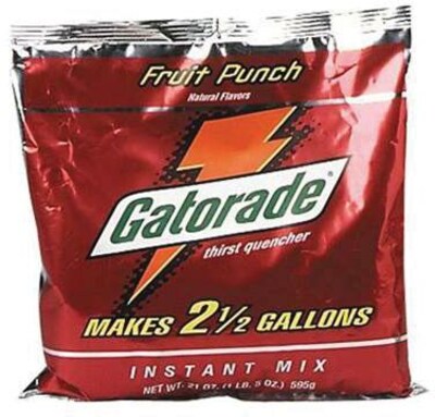 Gatorade® Powdered Drink Mixes, Makes 2-1/2 Gallons, Fruit Punch