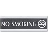 Century Series Office Sign, 3x9, No Smoking