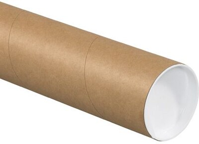 Kraft Mailing Tubes, 3 x 15, Brown Kraft, 24/Carton (P3015K)