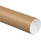 Kraft Mailing Tubes, 3" x 15", Brown Kraft, 24/Carton (P3015K)