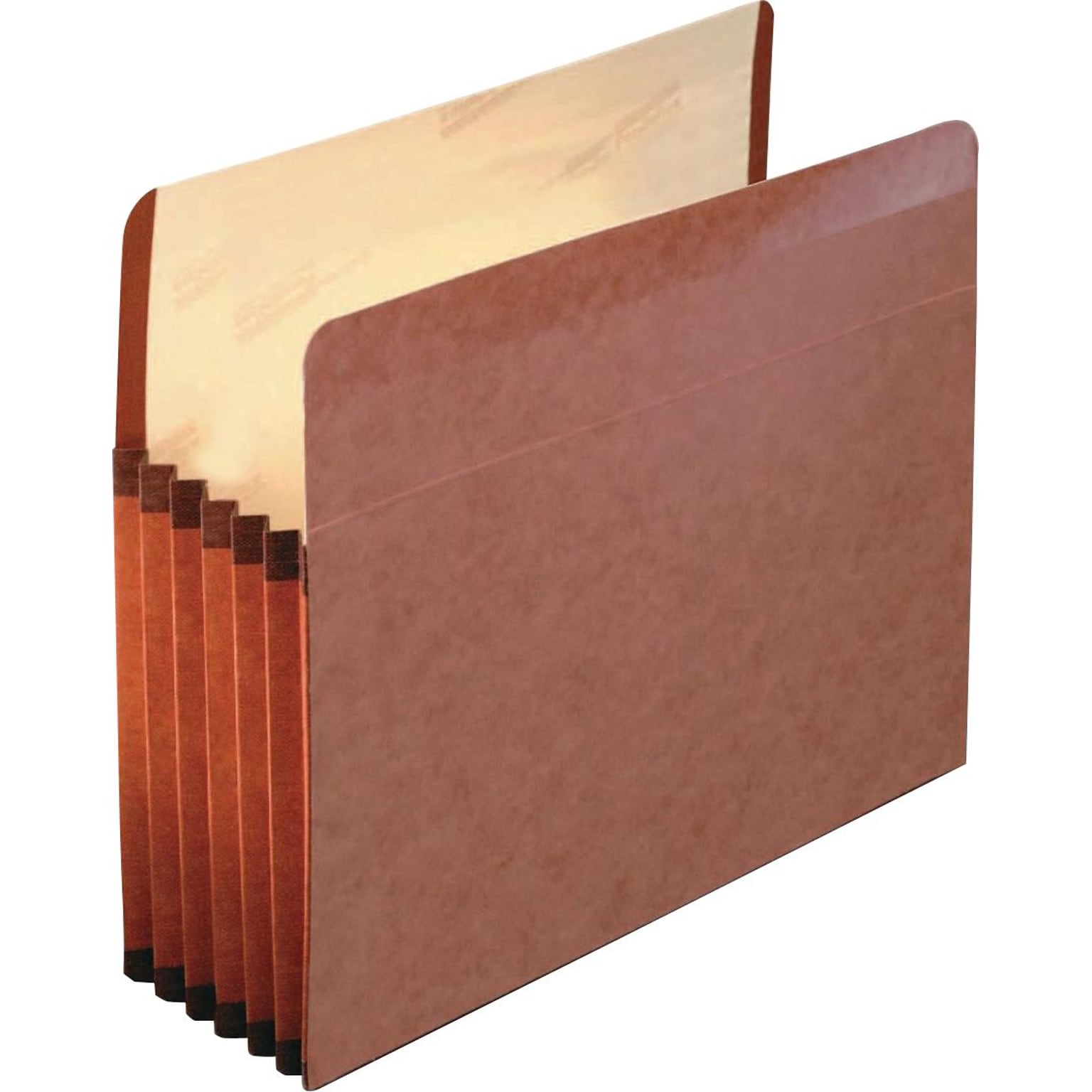 Pendaflex Heavy Duty Reinforced File Pocket, 5 1/4 Expansion, Letter Size, Redrope, 5/Box (ESS085545)